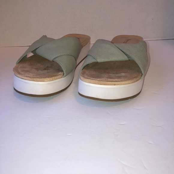 KOOLABURRA by UGG Carenza Slipon Wedge Flats Sandals Open Toe Women's Size 8.5 - Picture 10 of 10